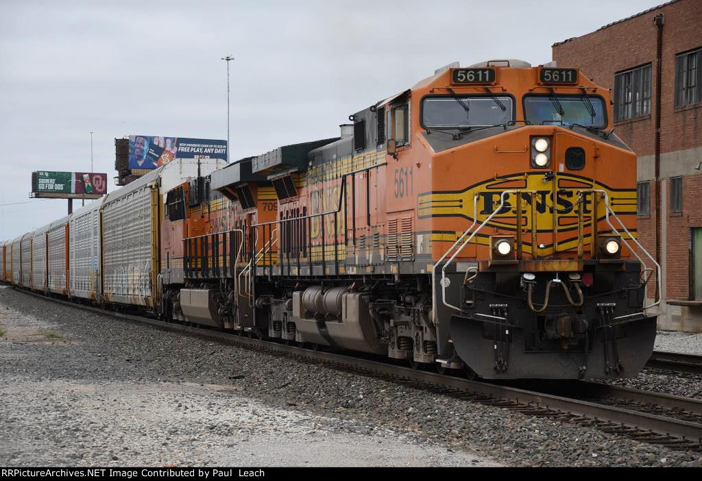 Vehicle train rolls south